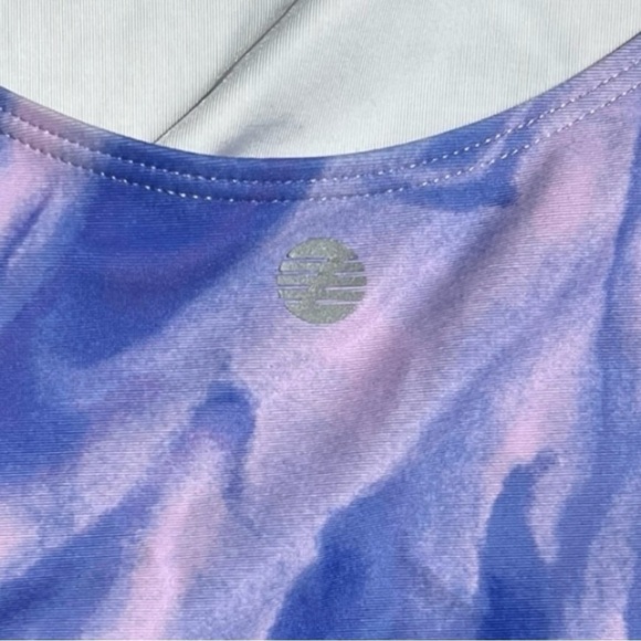 🌻Z BY ZELLA GIRL Purple One Piece Swimsuit Girl's Size 10 - Picture 3 of 4